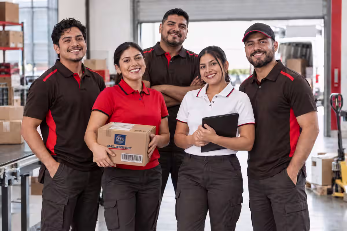 Equipo de Mail Boxes Etc. Cholula